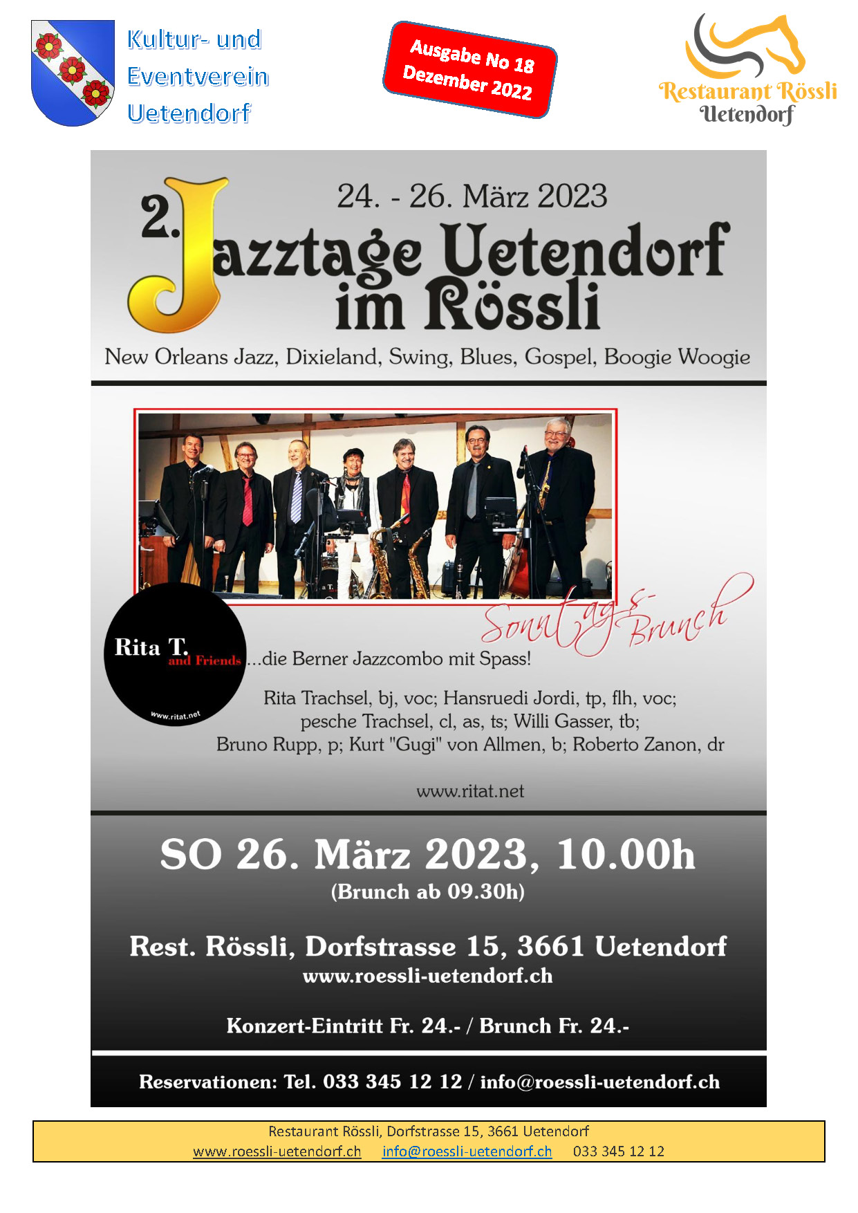 Jazztage 2023 Sonntag