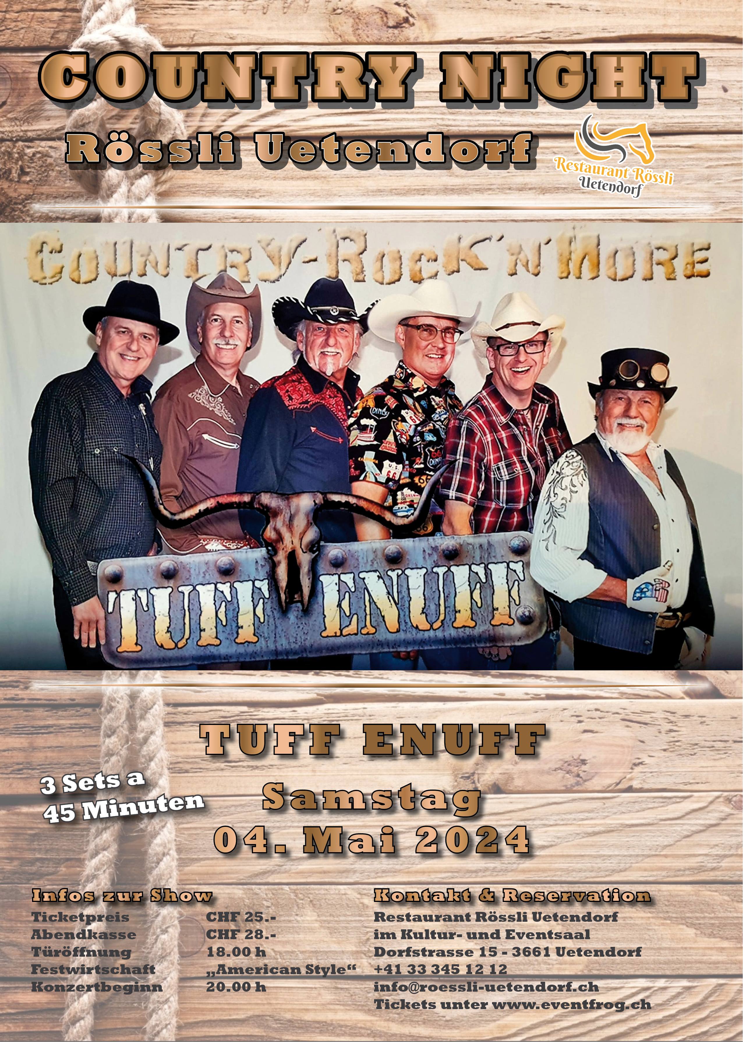 Country Night Flyer Just for Fun 13.01.2024