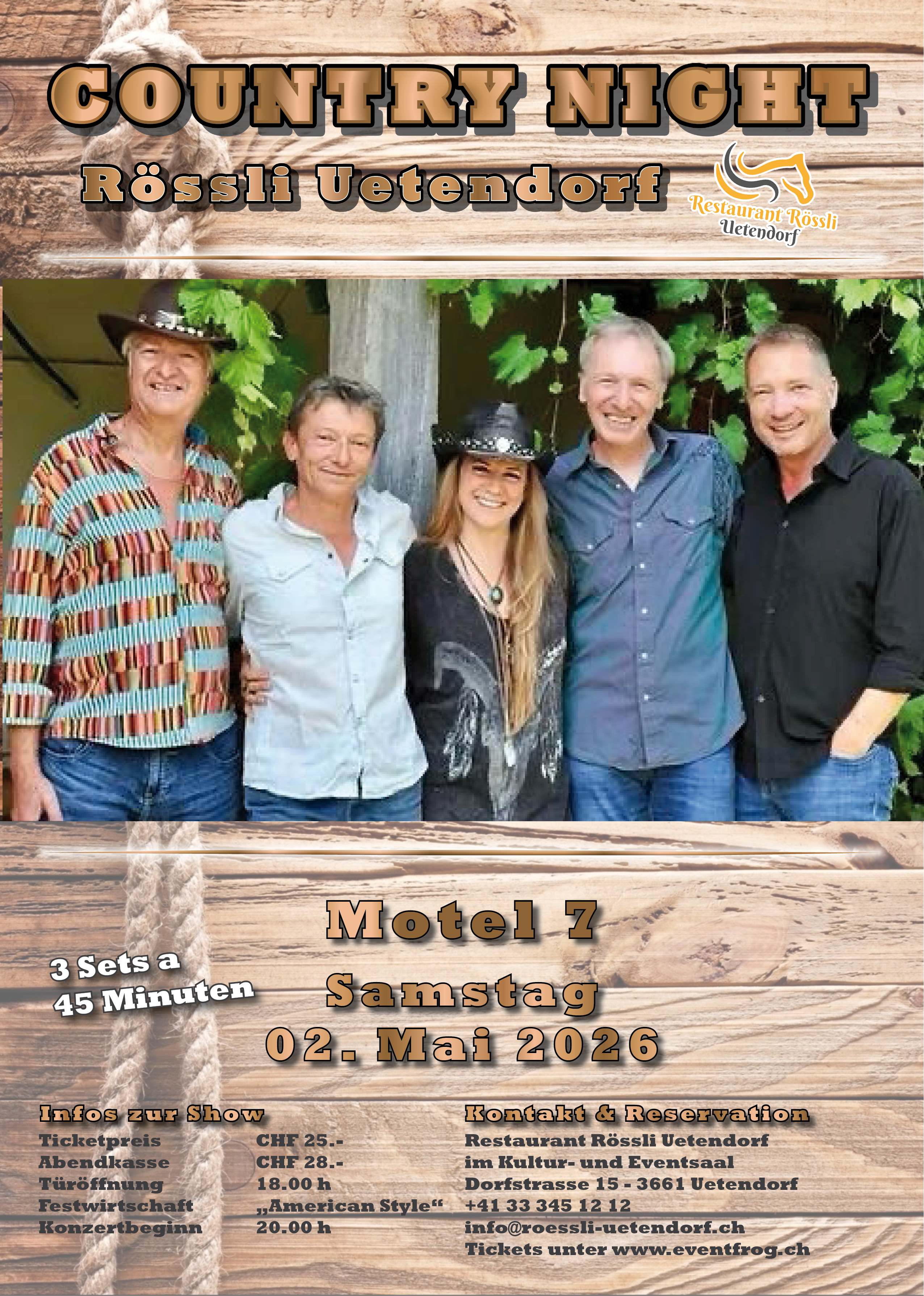 Country Night Flyer Motel 7 02.05.2026 klein